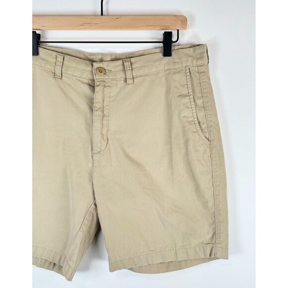 Patagonia Mens Shorts Brown Organic Cotton Chino Flat Front Pockets Outdoor 33 - Picture 4 of 7
